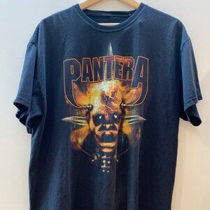 Pantera Vintage Shirt 90's Metal Black Double Sided - Men's XL